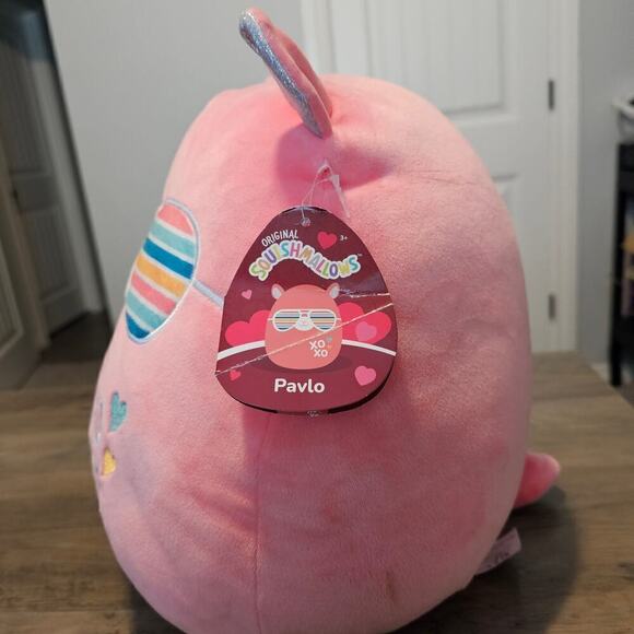 Squishmallows Pavlo Llama Plush Squishy Soft Toy 11" Hot Pink Valentines XOXO - Picture 6 of 12